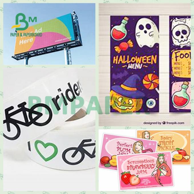 Glossy Trắng PET Synthetic Paper Sheets With High Quality For Printing