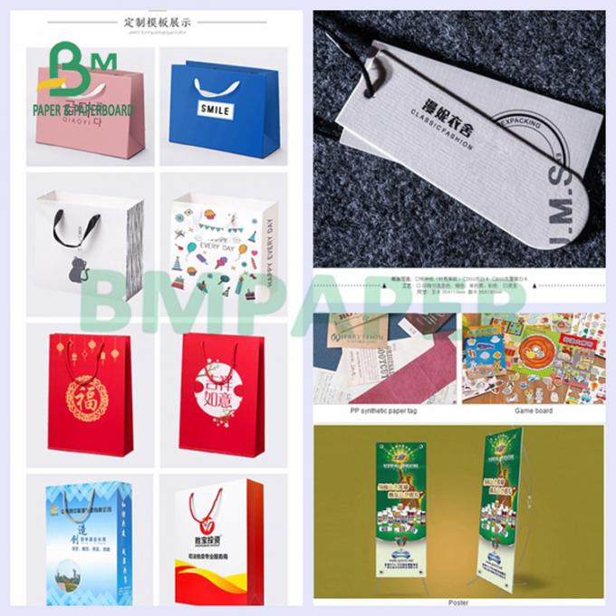 168gsm 240gsm Good Printing Effect Trắng Stone Paper For Posters
