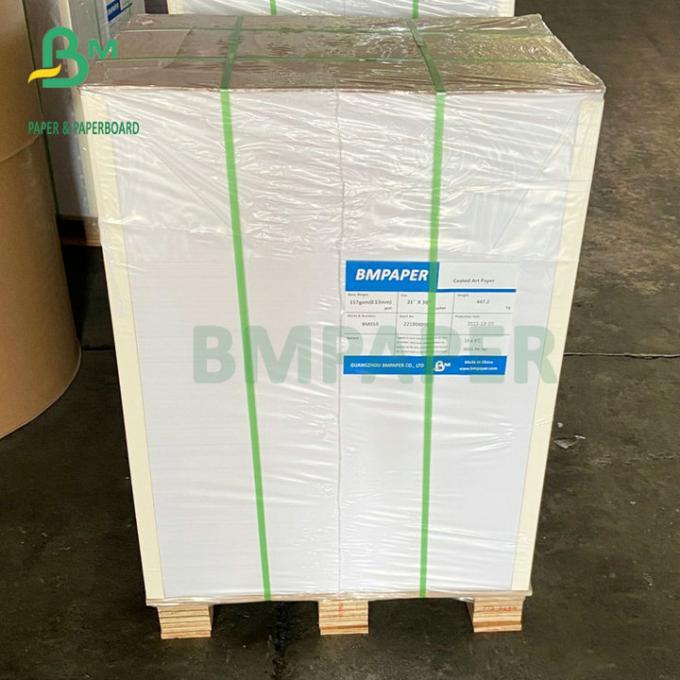 25 x 38inches 128g 150g 170g Trắng Gloss C2S Paper For Booklets Printing