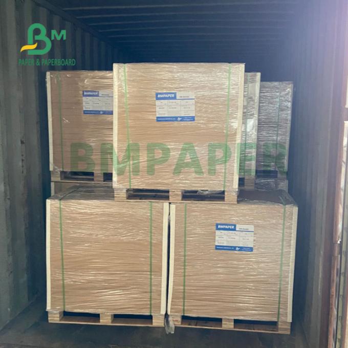 325gsm Uniform Trắng Coated Kraft Back Paper For Packing Bread 70 x 100cm