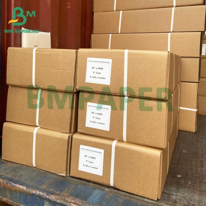 24" x 150' ( 5 pack ) 20lb Uncoated CAD Paper Rolls Bright Trắng Paper