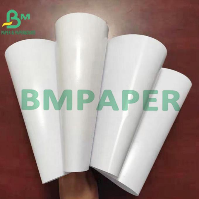 80g + 15g PE Laminated Waterproof Bleached Trắng Woodfree Offset Paper