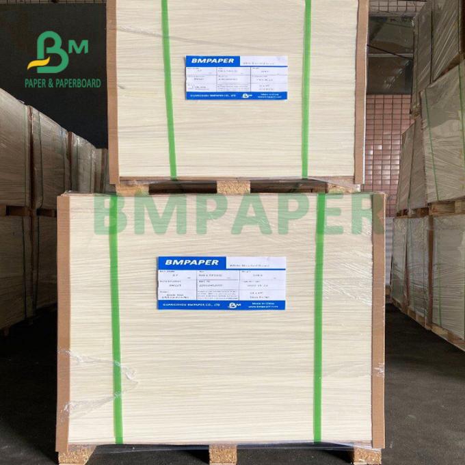 High Bulk Natural Trắng Uncoated Cup Coaster Board 1.5mm Thickness 