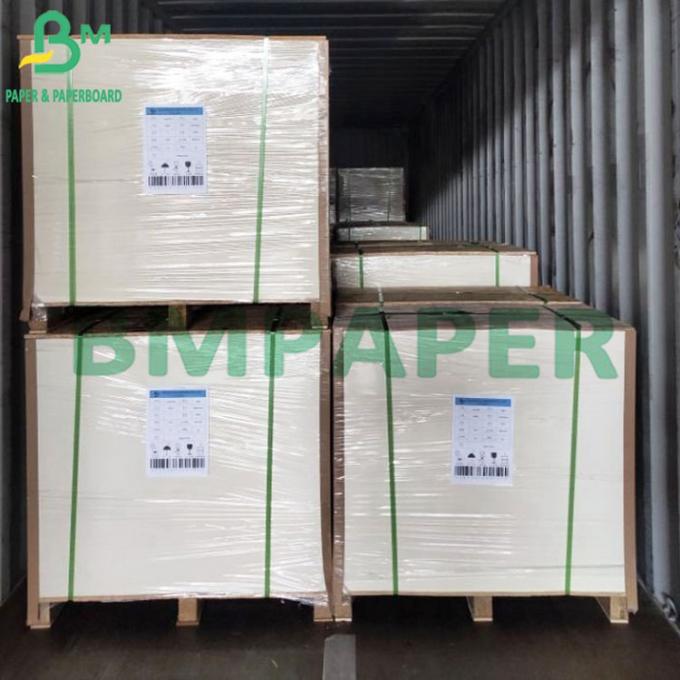 Non - Toxic One Side Coated Trắng Kraft Paper with Brown Back Fast-Food Packing
