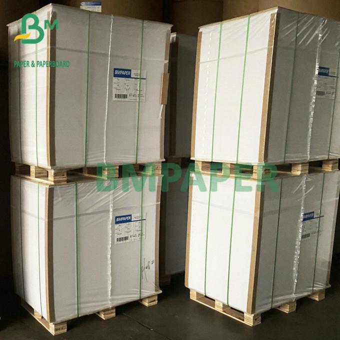 High Brightness Super Trắng 80lb 100lb Silk Finsh Gloss Text 24'' x 36'' 