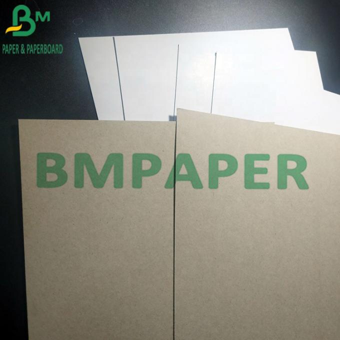 Recycled Pulp 200g - 450g Coated Trắng Duplex Paper Board With Grey Back