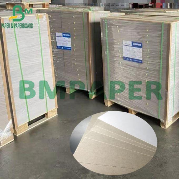 Recycled Pulp 200g - 450g Coated Trắng Duplex Paper Board With Grey Back