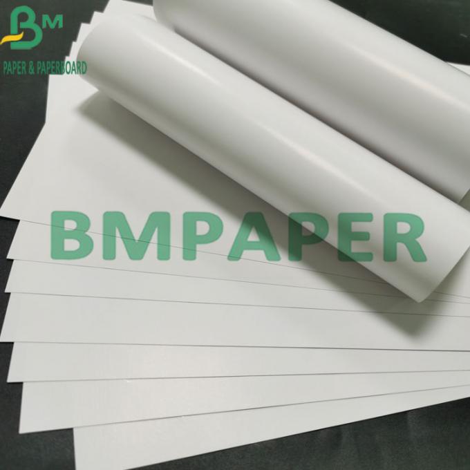 120g 24 * 36'' Trắng Text Glossy Art Paper C2S Cover Double Sides Coated Paper