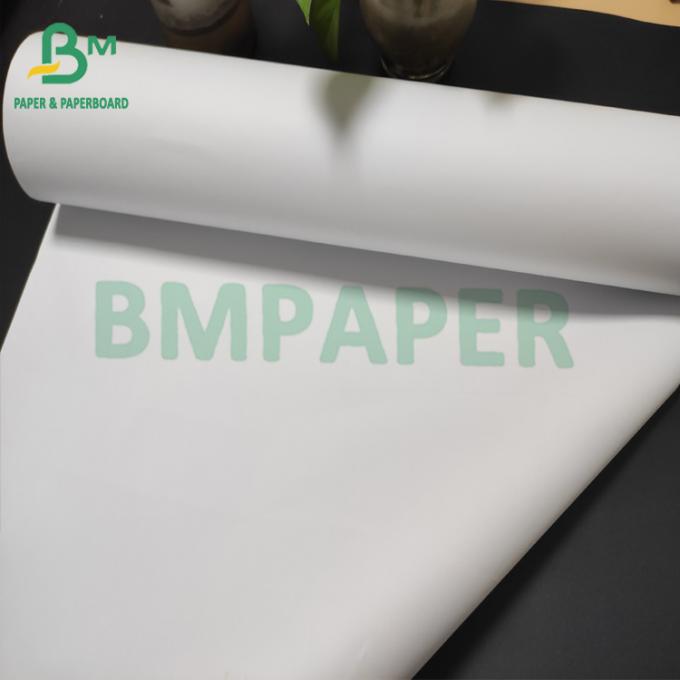 70gsm Drawing Patterns Uncoated Trắng Plotter Paper 60" Rolls