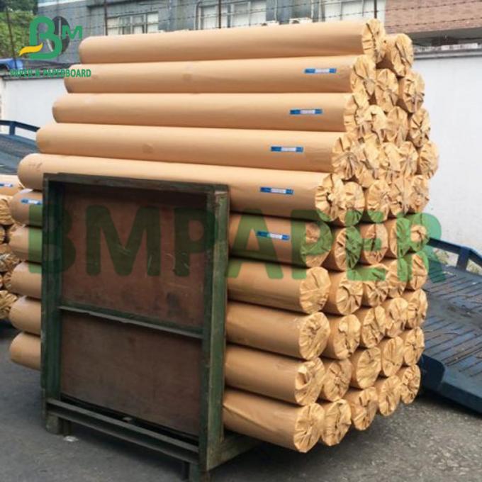 Trắng 42gsm Wide Format Uncoated Apparel Use Plotter Paper Rolls