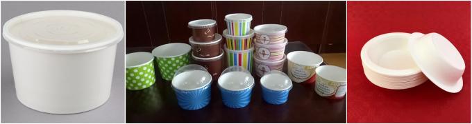 300gsm Compostable Poly Coated Trắng Cardboard Paper For Soup Bowls