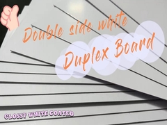 Tấm bìa cứng màu trắng 1mm 540gsm hai mặt phủ màu trắng