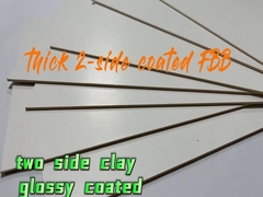 2mm trắng mạnh mịn dày 2 - mặt đất sét bọc bìa cho hộp cứng