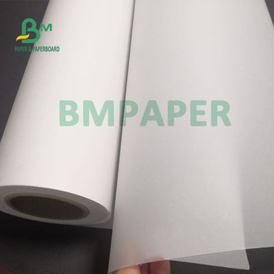 Cuộn giấy can màu trắng mờ 80gsm để vẽ phác thảo 20 '' x 50 yard