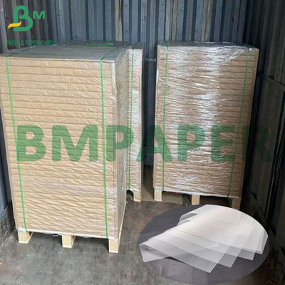 50g - 130g Bảng giấy xuyên suốt màu trắng giấy chuyển bơ để vẽ