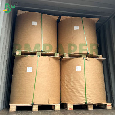 50gm 60gm 70gm Đơn giản chống nước mắt Nhạt màu nâu Kraft giấy một mặt bóng tuyệt vời Cho bao bì hoa Bao bì bánh mì