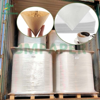 Giấy lọc cà phê 40GSM 50GSM đã tẩy trắng/chưa tẩy trắng dùng cho thực phẩm, dạng cuộn 1200mm