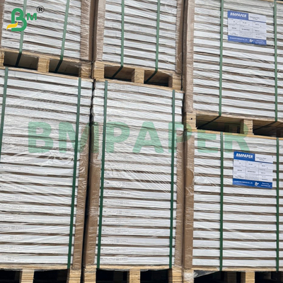 350Gsm Một mặt bọc bìa giấy trắng cho hộp mỹ phẩm