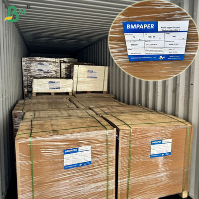 Giấy kraft nâu bao xi măng 75gsm 80gsm 65 x 100cm có thể giãn nở