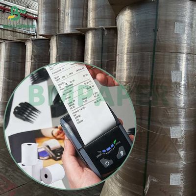 80GSM 90GSM Bảng giấy nhiệt trực tiếp phủ trên Bảng giấy sổ ghi tiền 490MM