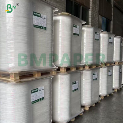 25g Thực phẩm màu trắng - Lớp tùy chỉnh Logo In Giấy bọc rơm Bề mặt có kết cấu