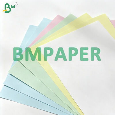 3-Part Forms Carbonless Paper 8x11", White + Canary + Pink, 5 Color Options Available