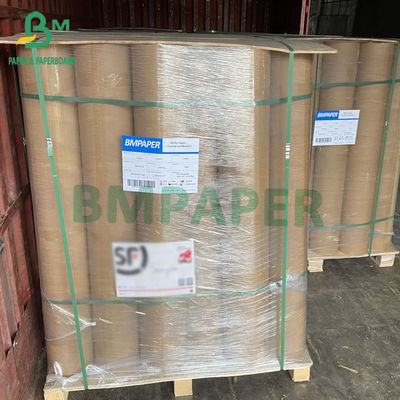Giấy nghệ thuật trắng 157gsm C1S C2S Rộng 54 inch X Dài 210m Lõi 3 inch