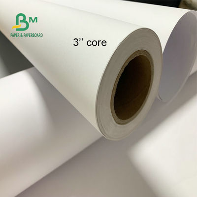 24'' 36'' Chiều rộng 92 Độ sáng 20lb Giấy vẽ CAD Cuộn trái phiếu không tráng