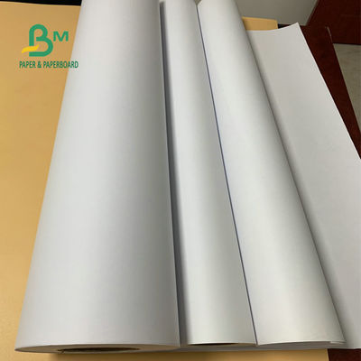 24'' 36'' Chiều rộng 92 Độ sáng 20lb Giấy vẽ CAD Cuộn trái phiếu không tráng