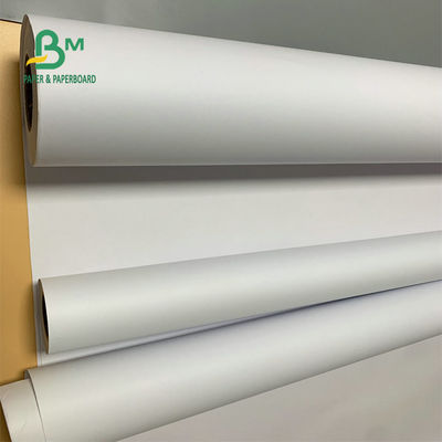 24'' 36'' Chiều rộng 92 Độ sáng 20lb Giấy vẽ CAD Cuộn trái phiếu không tráng