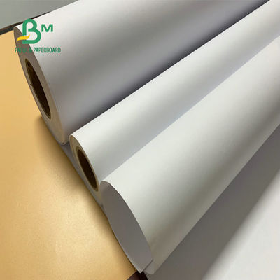 24'' 36'' Chiều rộng 92 Độ sáng 20lb Giấy vẽ CAD Cuộn trái phiếu không tráng