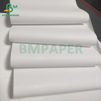Giấy cuộn nhiệt trắng 48gsm Chất liệu bột giấy nguyên chất cho máy nhận Pos