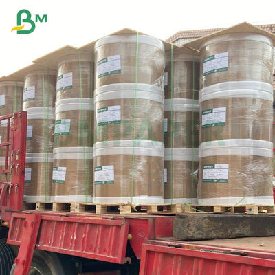 Giấy cuộn nhiệt trắng 48gsm Chất liệu bột giấy nguyên chất cho máy nhận Pos
