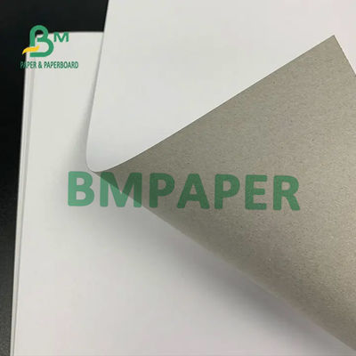 Tấm song công tráng đất sét trắng, Tấm mặt sau màu xám bột giấy tái chế dày 0,3mm - 2 mm