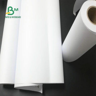 24'' x 150ft 92 Độ sáng 20lb CAD Giấy Plotter Cuộn trái phiếu không tráng lõi 2''