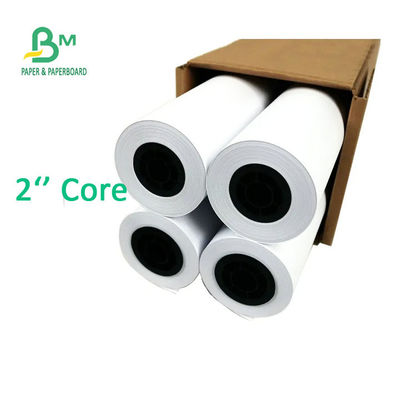 Định dạng rộng CAD Cuộn trái phiếu không tráng phủ 20# Giấy vẽ 24'' x 150'