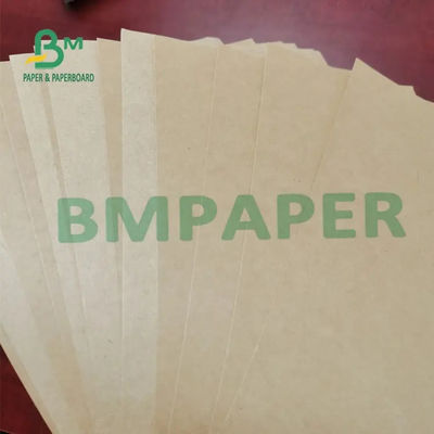 Giấy kraft bao tải màu nâu chưa tẩy trắng, cuộn giấy gói thủ công Jumbo trơn
