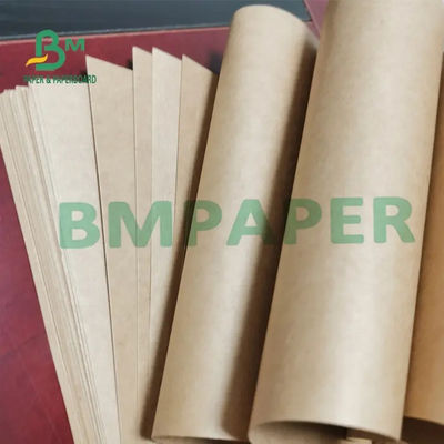 Giấy kraft bao tải màu nâu chưa tẩy trắng, cuộn giấy gói thủ công Jumbo trơn