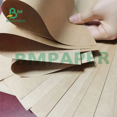 Giấy kraft bao tải màu nâu chưa tẩy trắng, cuộn giấy gói thủ công Jumbo trơn