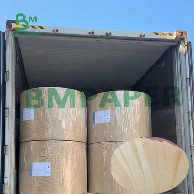 Giấy kraft bao tải màu nâu chưa tẩy trắng, cuộn giấy gói thủ công Jumbo trơn