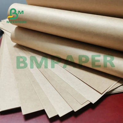 Giấy kraft bao tải màu nâu chưa tẩy trắng, cuộn giấy gói thủ công Jumbo trơn