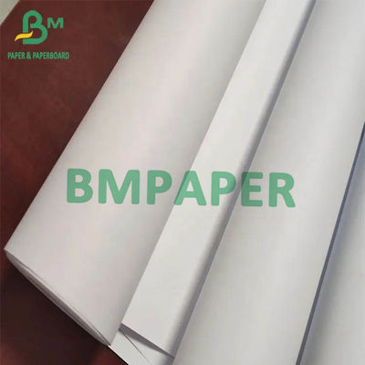 Cuộn giấy Plotter trái phiếu trắng 80gsm cho máy in CAD Chiều dài 50m 100m 150m