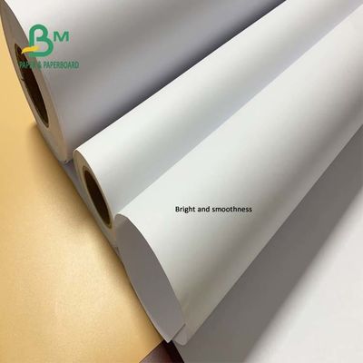 36'' x 300ft 20lb Woodfree Ink Jet Bond Giấy cuộn CAD không tráng lõi 2''
