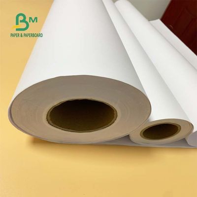36'' x 300ft 20lb Woodfree Ink Jet Bond Giấy cuộn CAD không tráng lõi 2''
