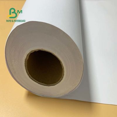 36'' x 300ft 20lb Woodfree Ink Jet Bond Giấy cuộn CAD không tráng lõi 2''