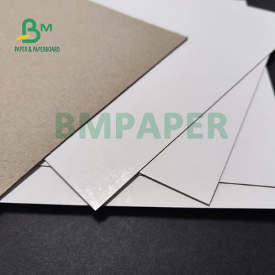 900gsm 1400gsm Ván dăm phủ đất sét Mặt sau màu xám cho hộp lưu trữ 700 X 1000mm