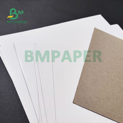 900gsm 1400gsm Ván dăm phủ đất sét Mặt sau màu xám cho hộp lưu trữ 700 X 1000mm