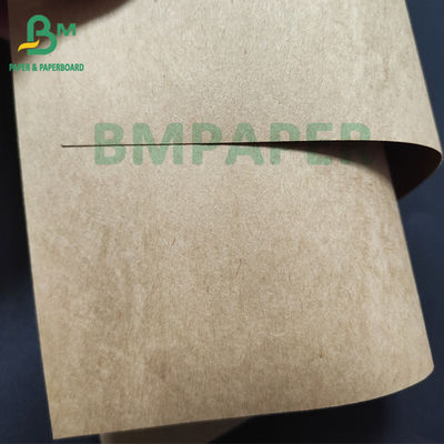 Cuộn giấy kraft tự nhiên màu nâu cấp thực phẩm cho bát làm 300g 400g
