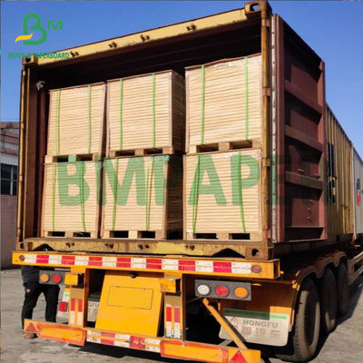 bột giấy nguyên chất màu nâu Giấy gói giấy cuộn 1250mm 50gsm 70gsm