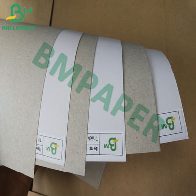 Grey Back GD2 Tráng Duplex Board Giấy tái chế Chất liệu bột giấy Màu trắng Top